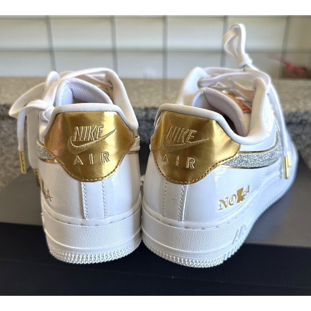 NIKE AIR FORCE 1 NOLA (New Orleans edition). Mens 9US / Womens 10.5US White/Mult
